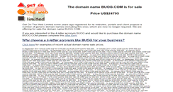 Desktop Screenshot of buog.com