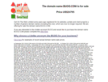 Tablet Screenshot of buog.com